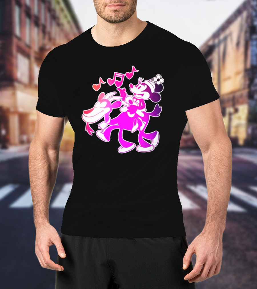 Pixelkitties Steamboat Minerva Musical Adventure Retro Cartoon T-Shirt