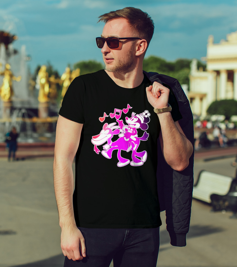 Pixelkitties Steamboat Minerva Musical Adventure Retro Cartoon T-Shirt