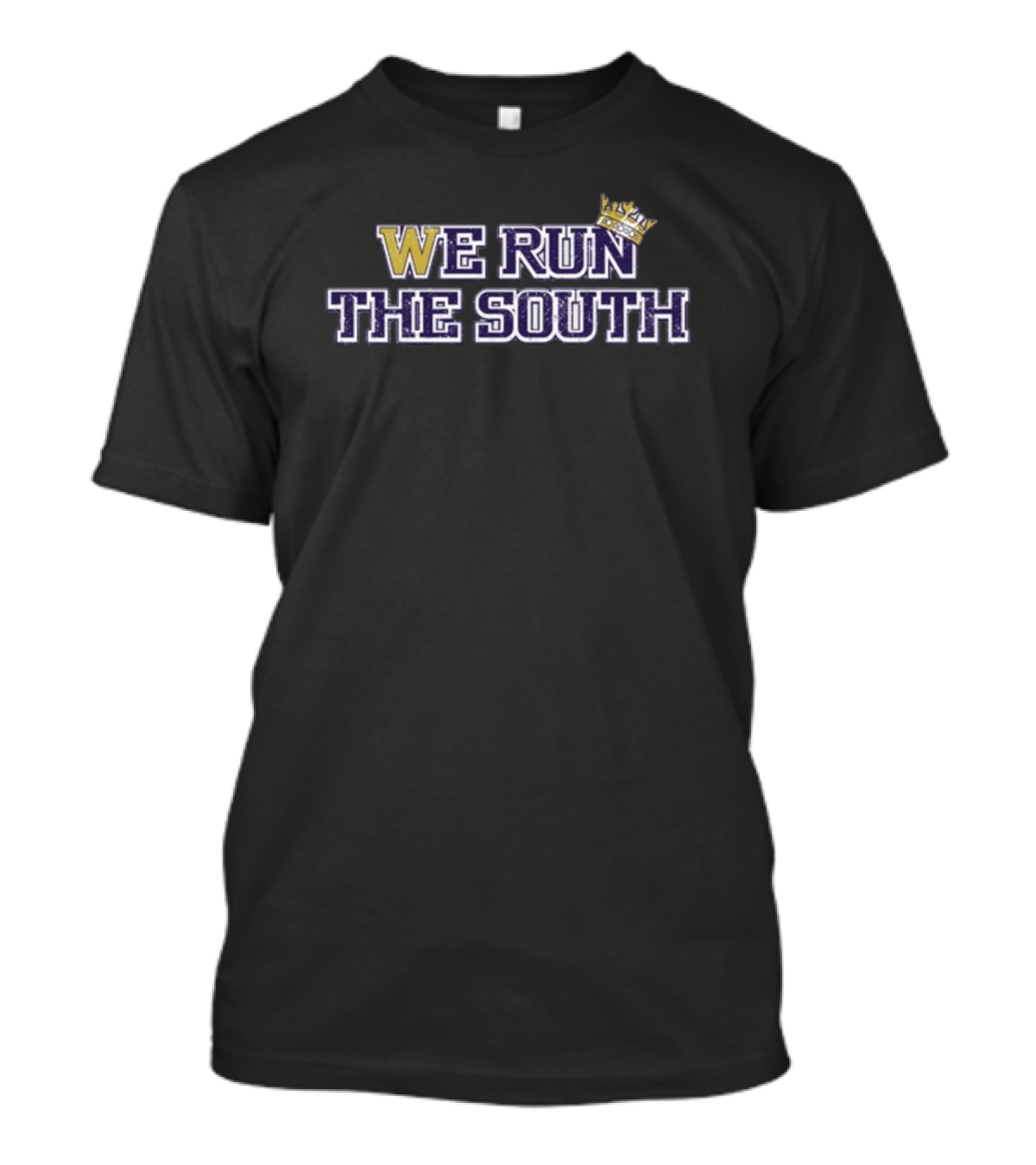 Huskies We Run The South Crown T-Shirt