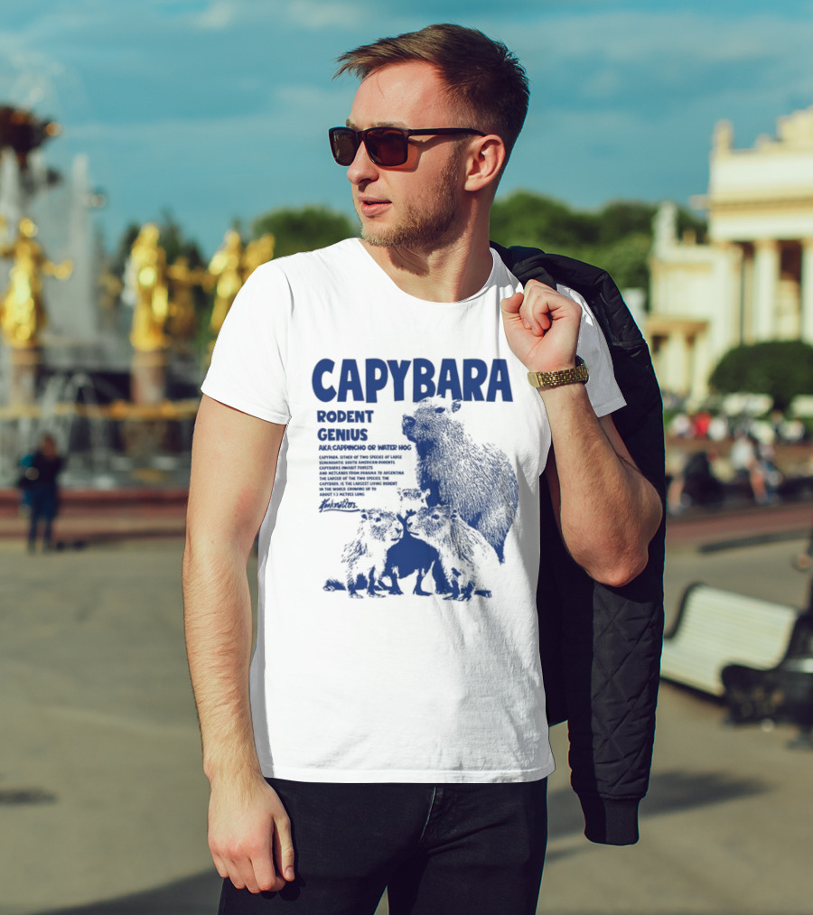 CAPYBARA Rodent Genius Aka Cappincho Or Water Hog T-Shirt