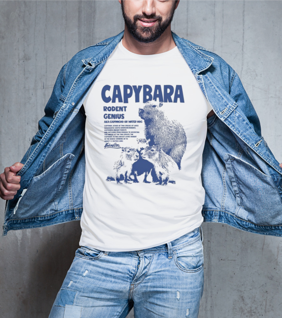 CAPYBARA Rodent Genius Aka Cappincho Or Water Hog T-Shirt
