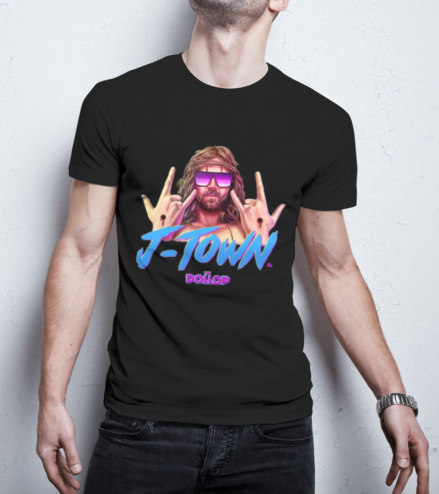 J Town The Dollop Retro Style Graphic By Jamesfosdike T-Shirt