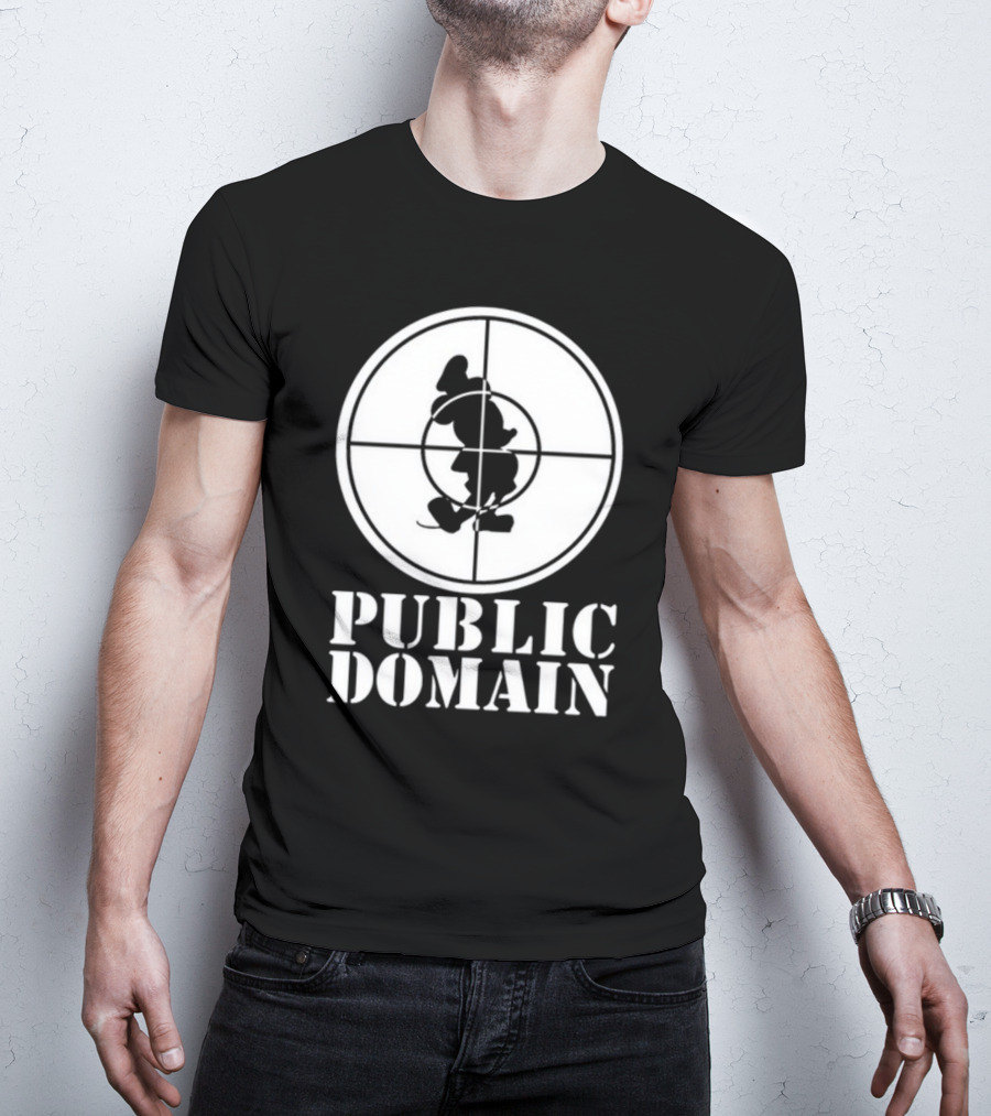 Public Domain Mickey Mouse Target T-Shirt