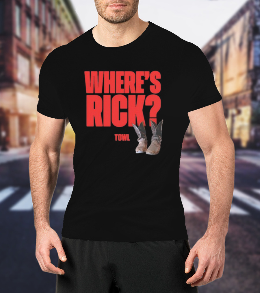 The Walking Dead Where's Rick Boots Towl T-Shirt