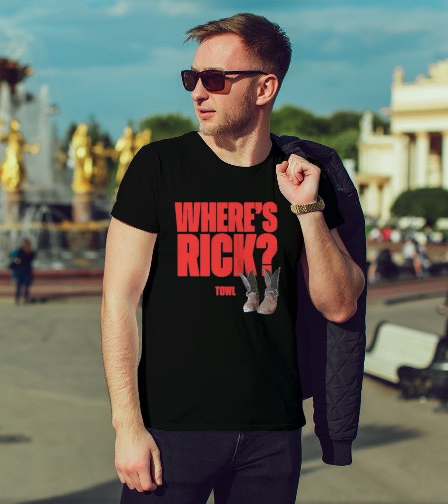 The Walking Dead Where's Rick Boots Towl T-Shirt