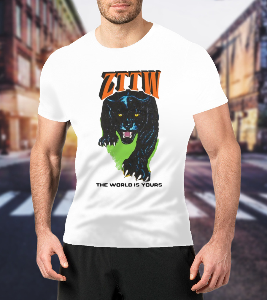 ZTTW The World Is Yours Black Panther T-Shirt
