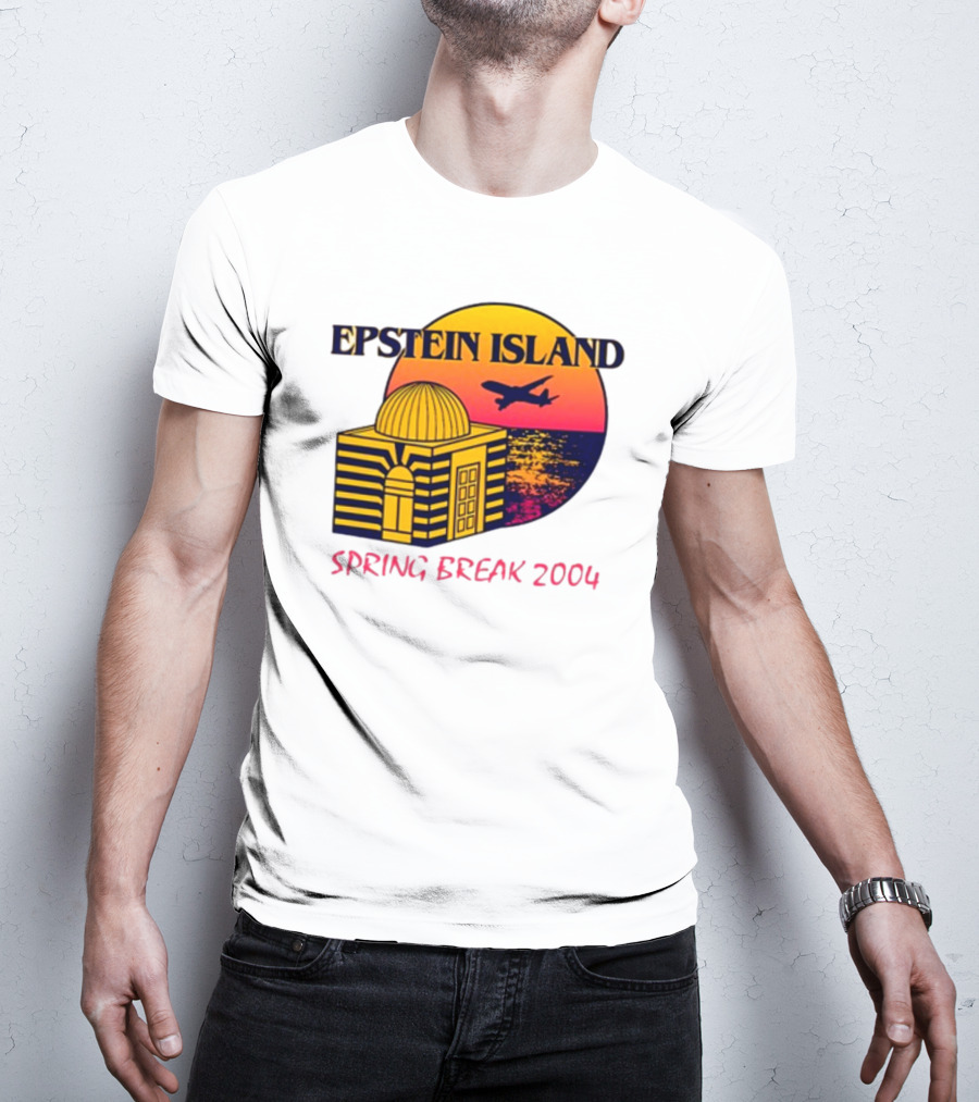 Shitheadsteve Epstein Island Airplane Dome Sunset Spring Break 2004 T-Shirt