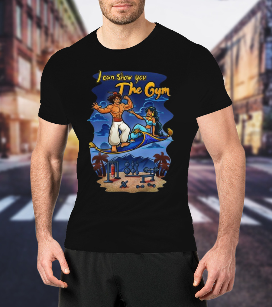 I Can Show You The Gym Flying Carpet Workout Dreams T-Shirt