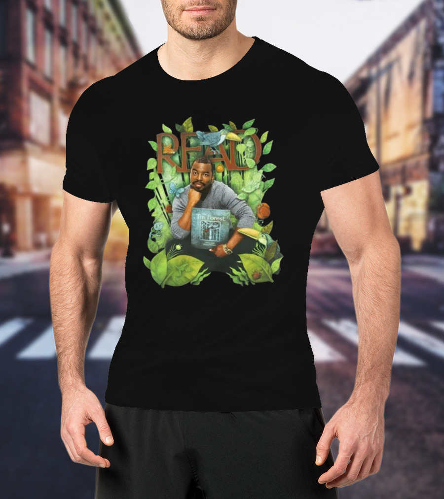 READ The Tin Forest Book Cover With Nature T-Shirt
