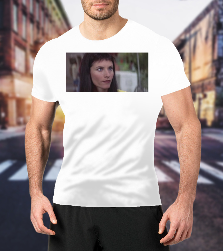 Courteney Cox Scream Movie Character House Party Scene T-Shirt