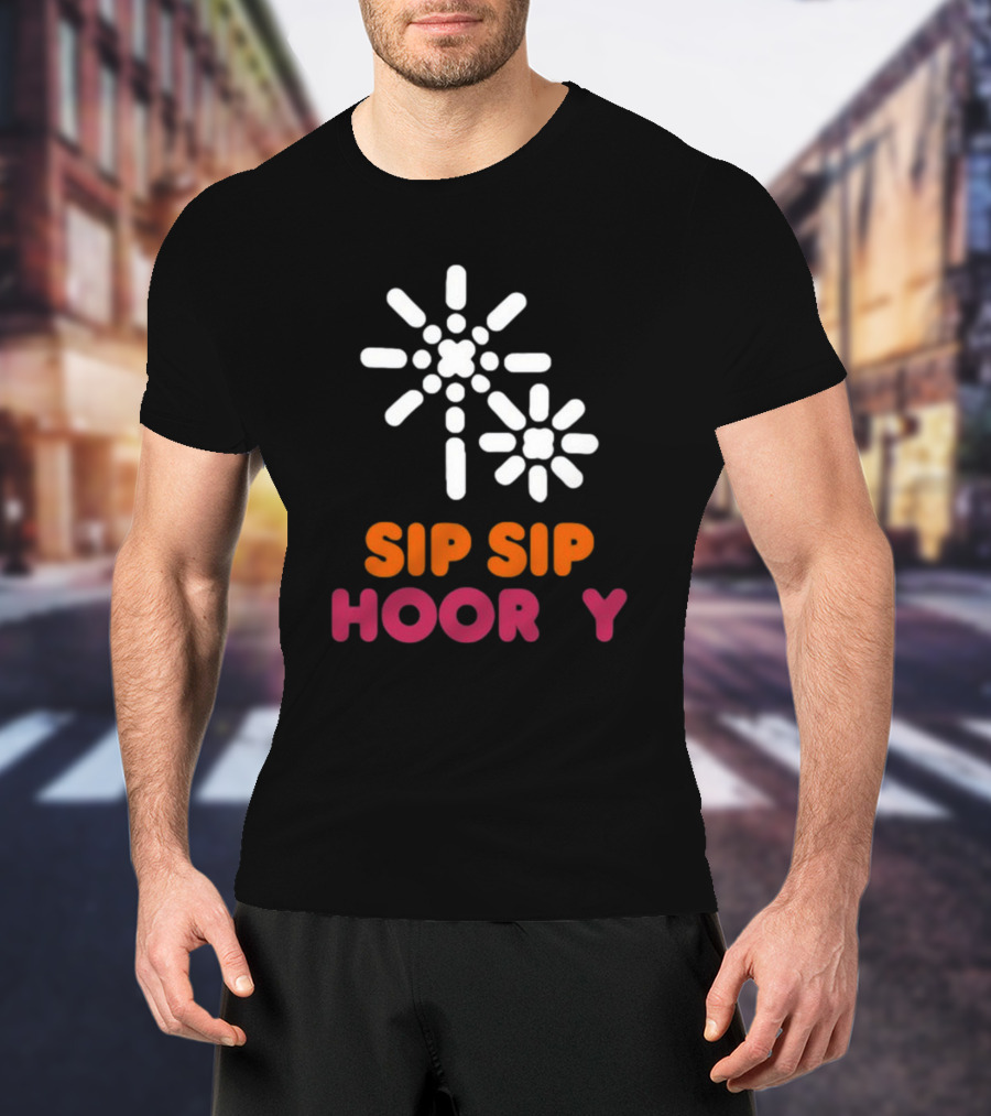 NeoooBs Sip Sip Hooray Y Dunkin' T-Shirt