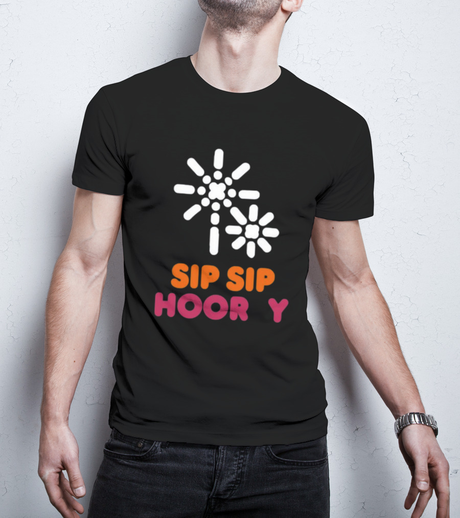 NeoooBs Sip Sip Hooray Y Dunkin' T-Shirt