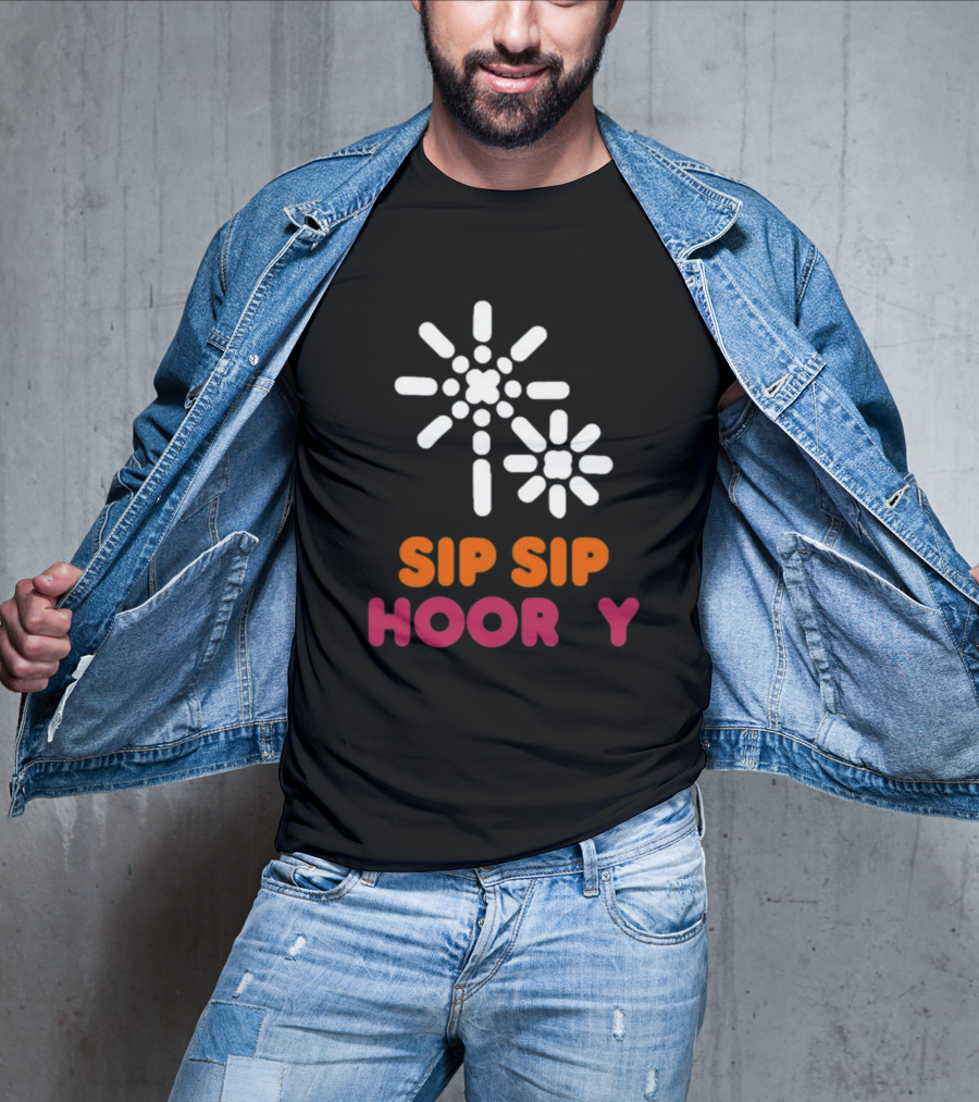 NeoooBs Sip Sip Hooray Y Dunkin' T-Shirt