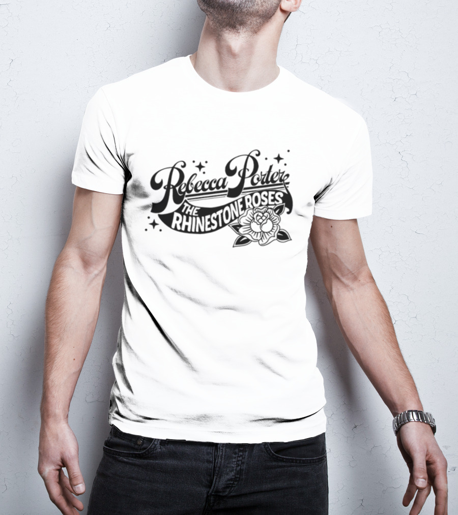 Rebecca Porter And The Rhinestone Roses Vintage Floral T-Shirt