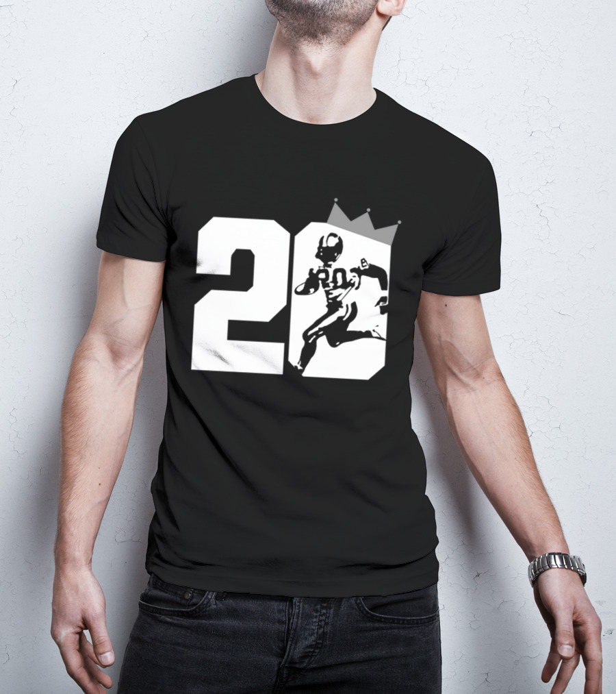 Eminem Barry Sanders 20 King Football Legend T-Shirt