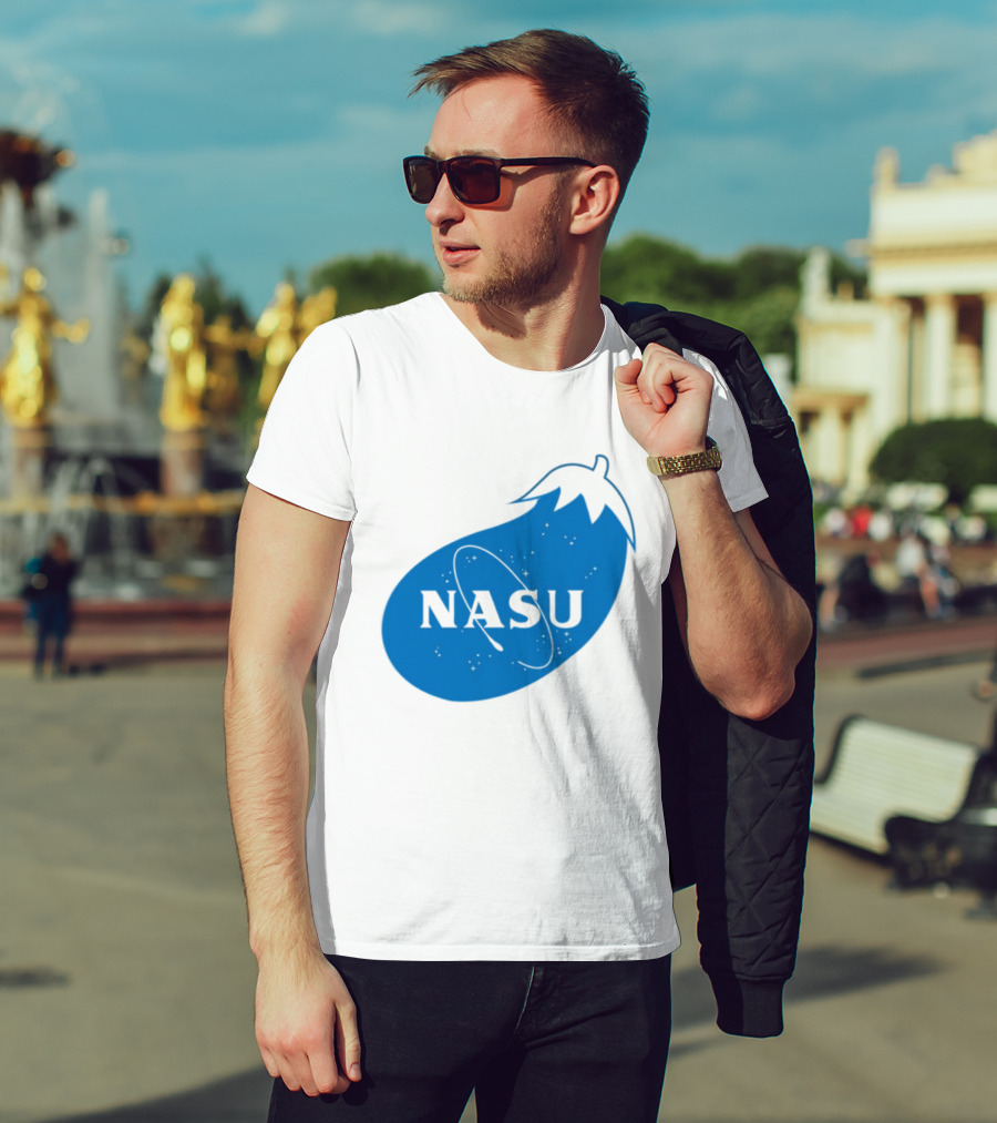 NASA Eggplant Nasu Space T-Shirt