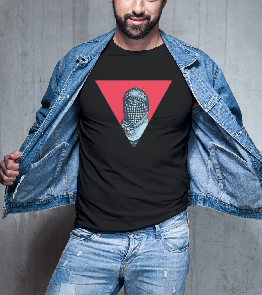 Sprinter99800 Symbol Of Pride And Resistance Red Triangle Masked Figure T-Shirt
