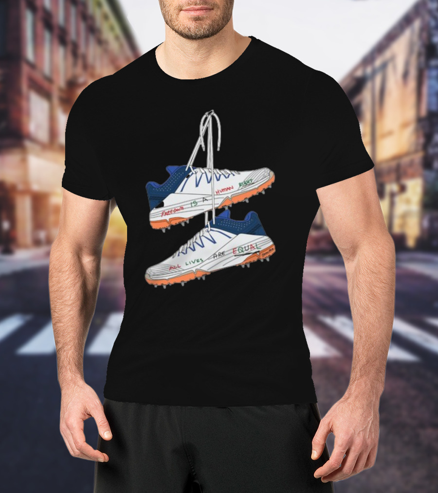 Freedom Is A Human Right All Lives Are Equal Cleats T-Shirt