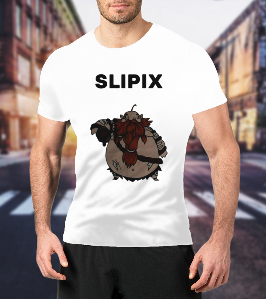 Slipix Tds Character Bold Bearded Figure T-Shirt