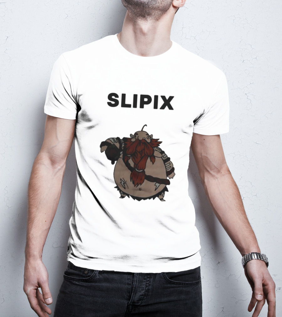 Slipix Tds Character Bold Bearded Figure T-Shirt