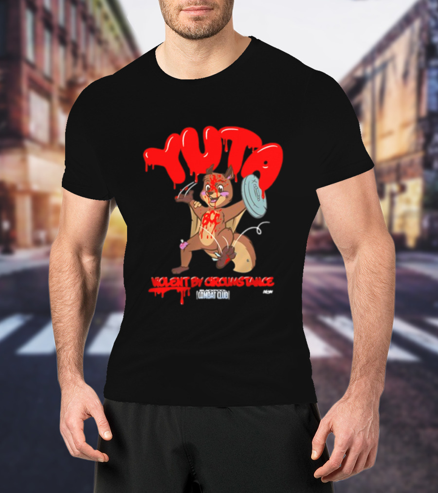 Yuta Violent By Circumstance BCC Combat Club Cartoon T-Shirt