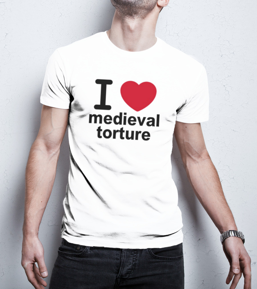 Wii Goth I Love Medieval Torture T-Shirt
