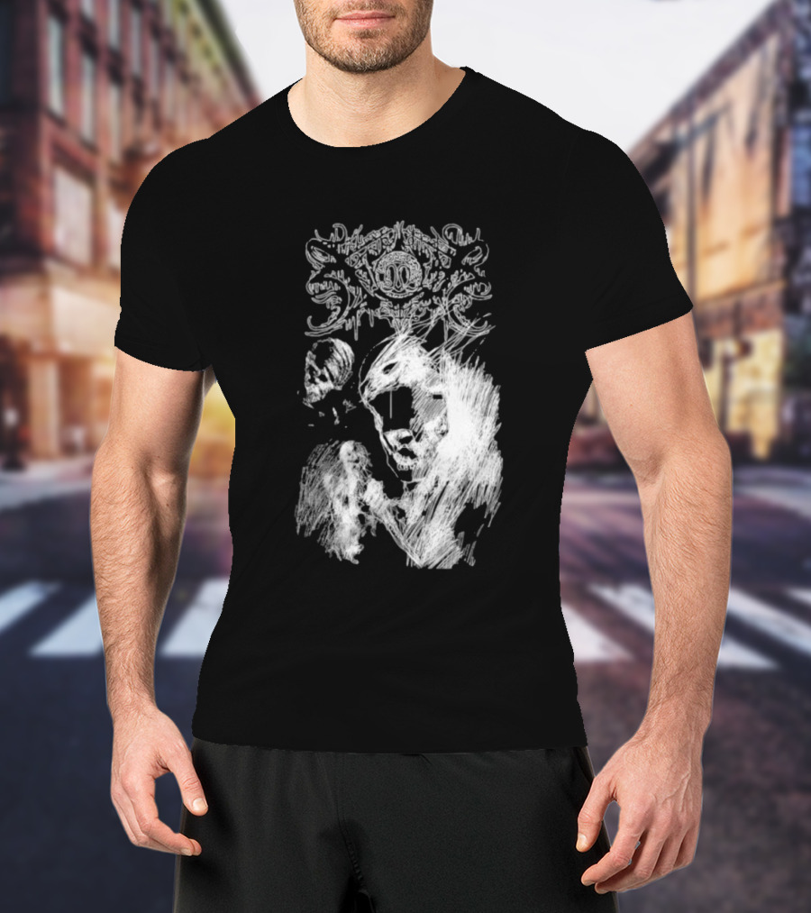Xasthur Morbid Sketches Abstract Dark T-Shirt