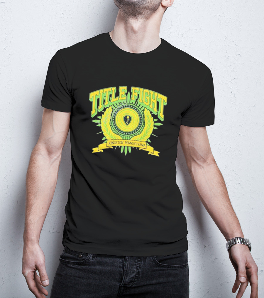 Title Fight Kingston Pennsylvania Crest T-Shirt