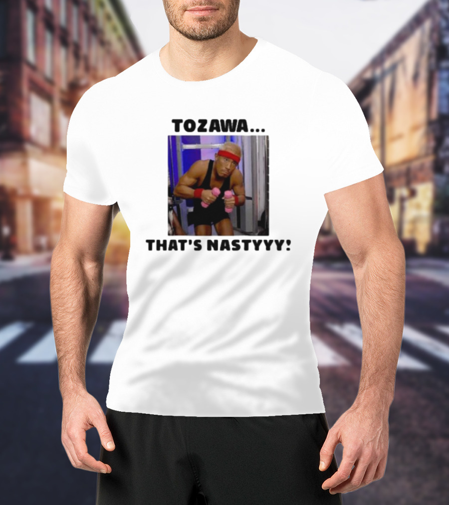 Tozawa. That’s Nastyyy Pink Dumbbells Fitness Focus T-Shirt