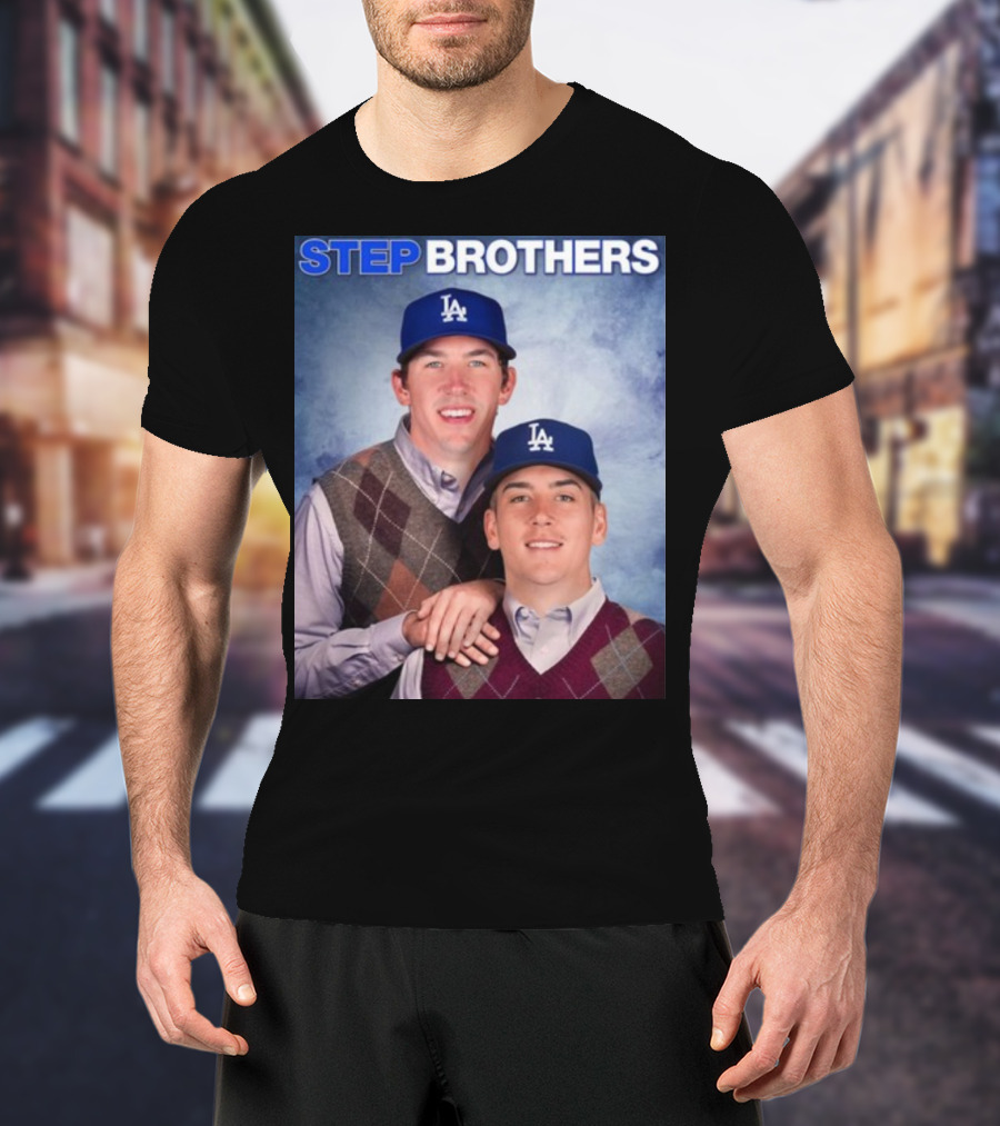 Bobby Miller Walker Buehler LA Step Brothers T-Shirt