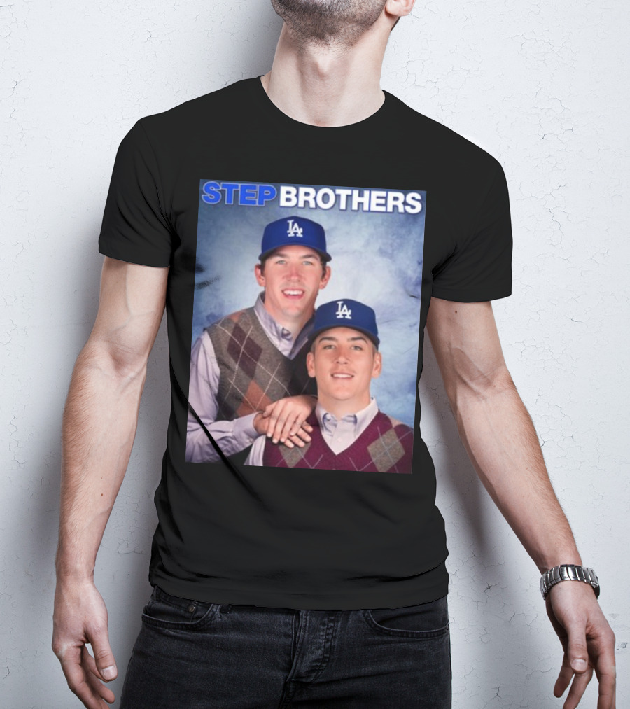 Bobby Miller Walker Buehler LA Step Brothers T-Shirt