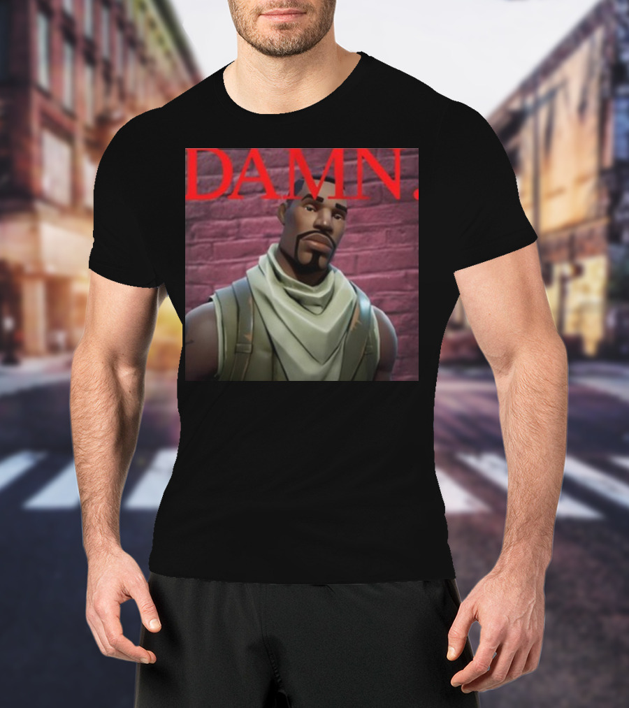 Rroguethreads Kendrick Lamar Spitfire Damn Brick Wall Character T-Shirt