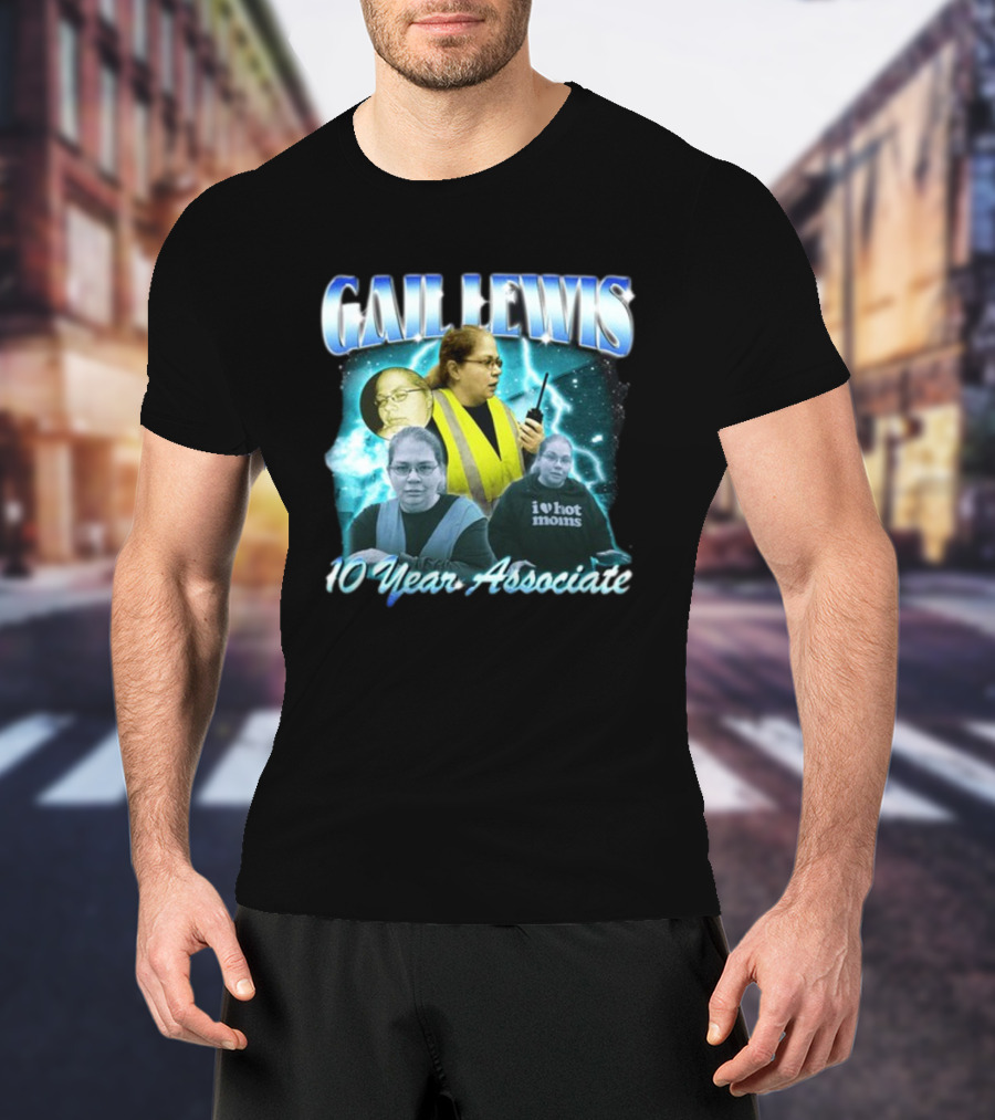Gail Lewis 10 Year Associate I Love Hot Moms Vintage T-Shirt