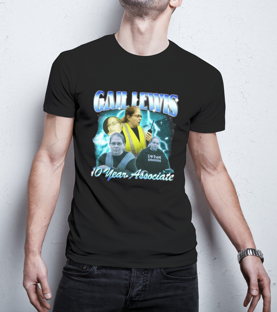 Gail Lewis 10 Year Associate I Love Hot Moms Vintage T-Shirt