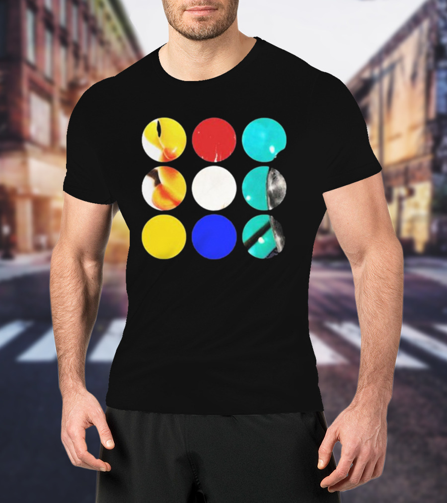 Fleshwater Sounds Of Grieving Circles Color Palette T-Shirt