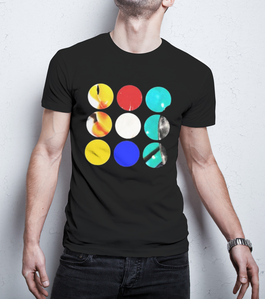 Fleshwater Sounds Of Grieving Circles Color Palette T-Shirt