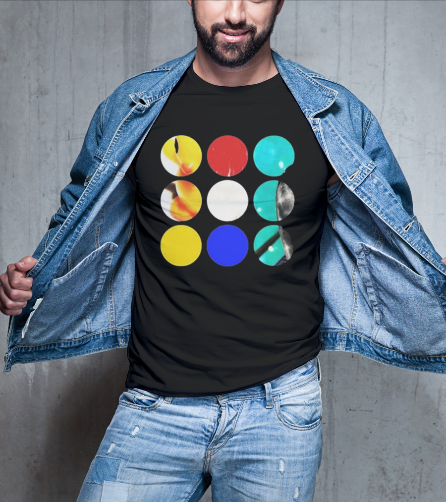 Fleshwater Sounds Of Grieving Circles Color Palette T-Shirt