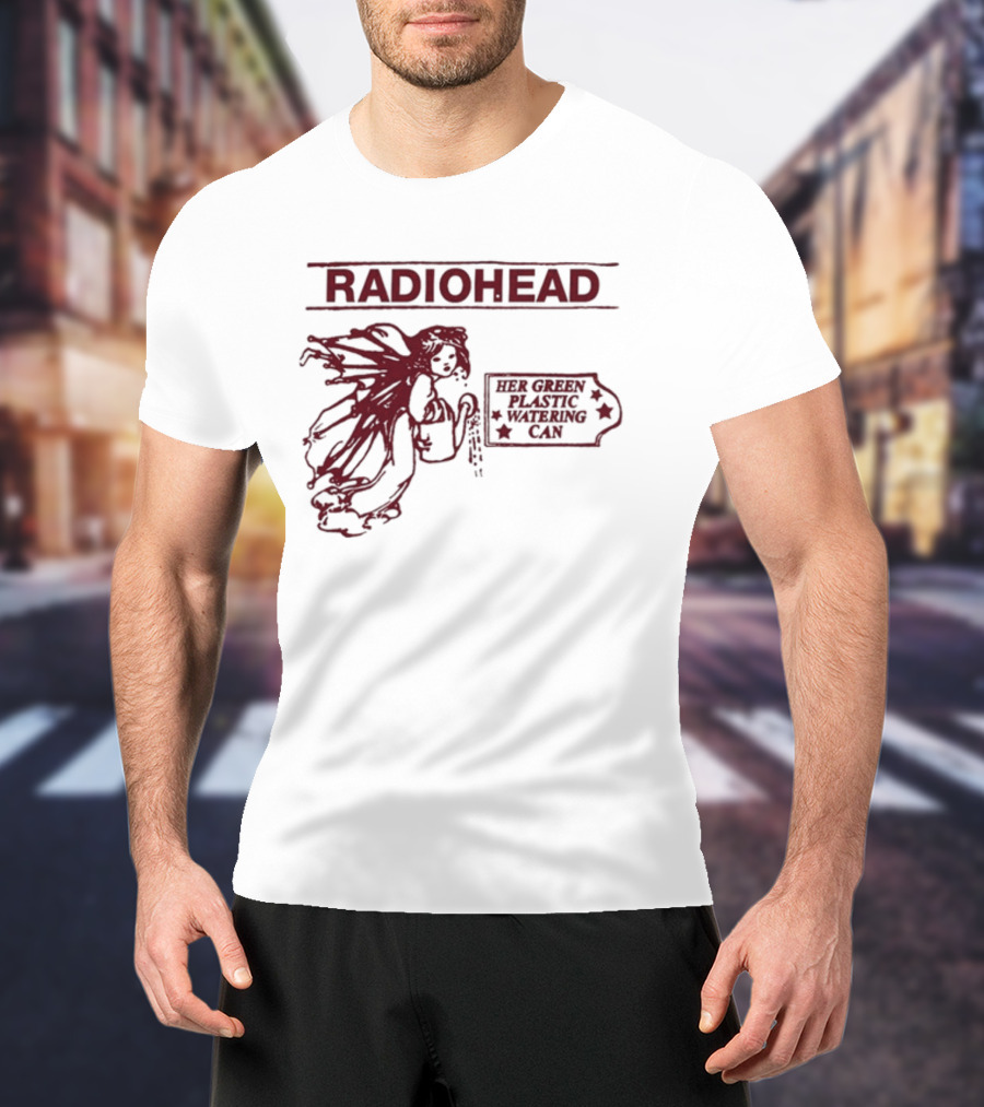 Radiohead Her Green Plastic Watering Can T-Shirt