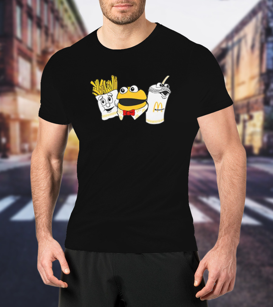 Goldenarachesunlimited McDonald's Meal Buddies Burger Fries Drink T-Shirt