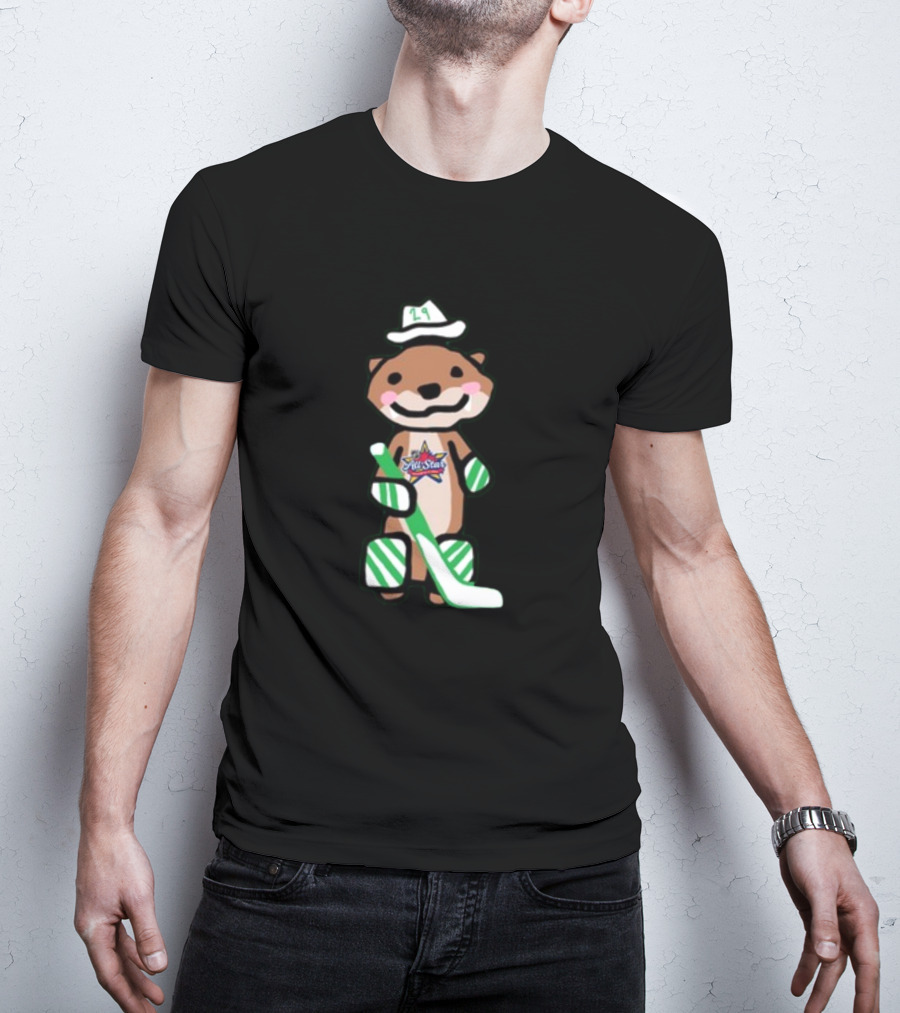 Dallas Stars Jake Otter 29 Hockey Mascot T-Shirt