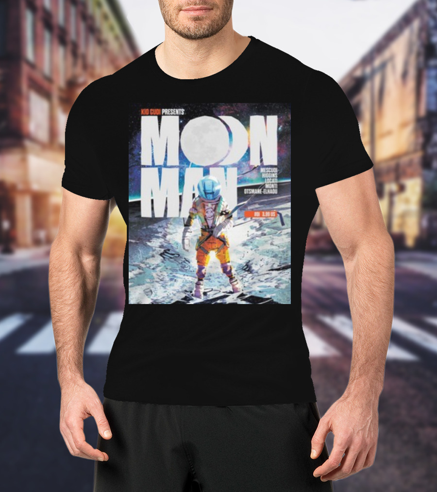 Kid Cudi Presents Moon Man Mescudi Riggins Dot Da Genius Monti Otsmane-Elhaou T-Shirt