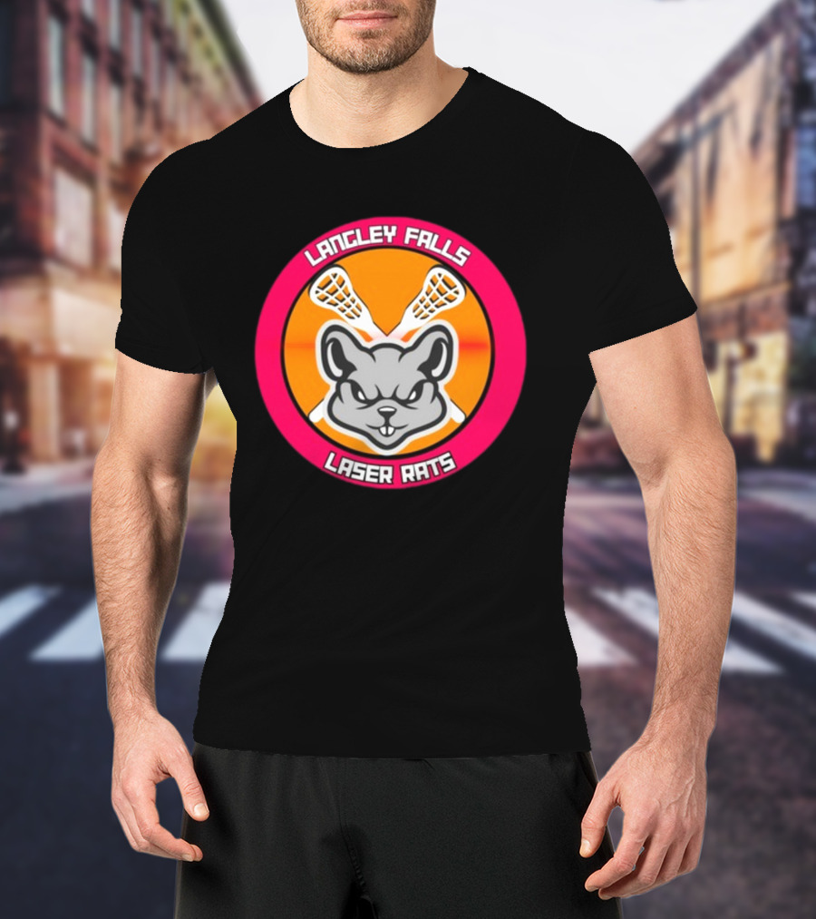 Langley Falls Laser Rats Lacrosse Team T-Shirt