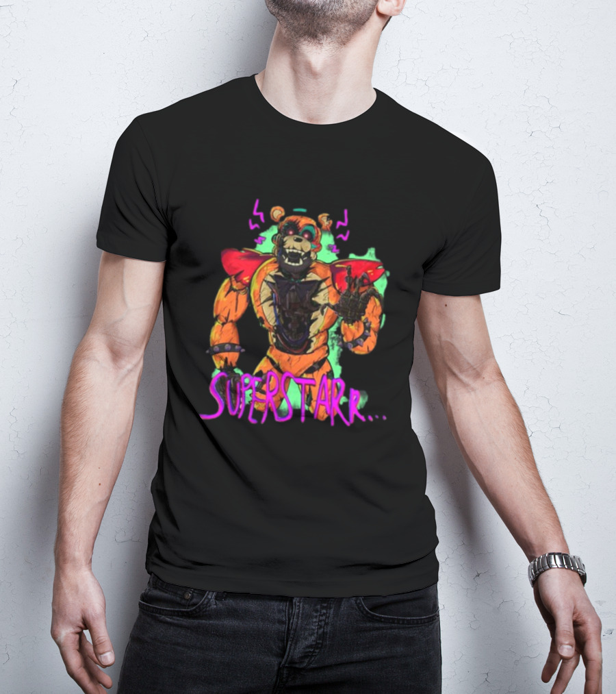 Superstar Himbo In Limbo Shattered Glamrock Freddy T-Shirt