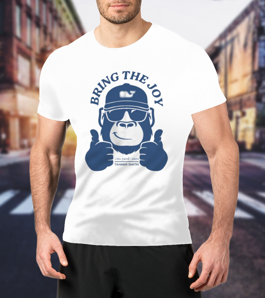 Bring The Joy Vineyard Vines Tanner Smith Whale Hat Sunglasses Gorilla T-Shirt