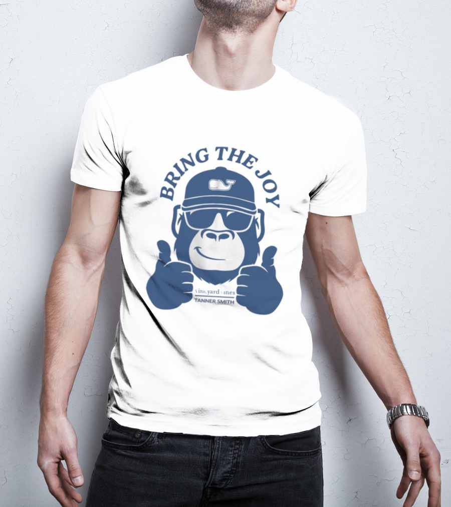 Bring The Joy Vineyard Vines Tanner Smith Whale Hat Sunglasses Gorilla T-Shirt