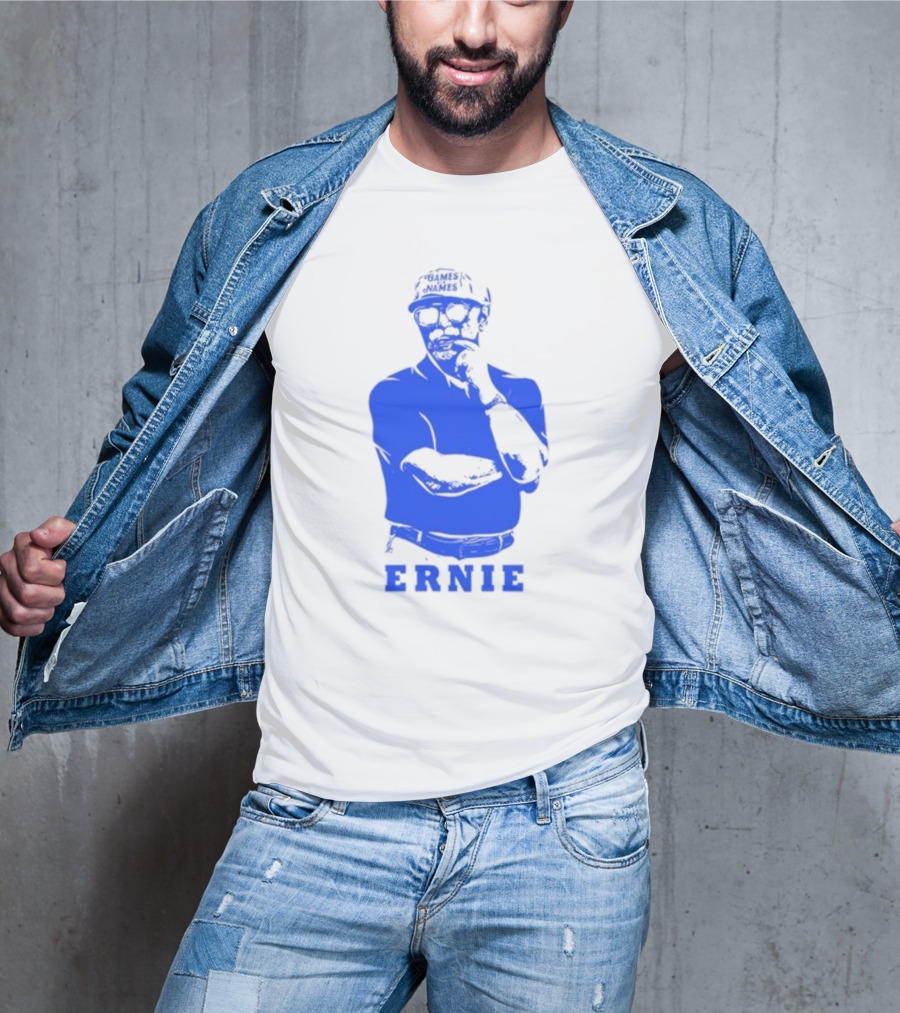 Games With Names Ernie Adams Iconic Blue T-Shirt