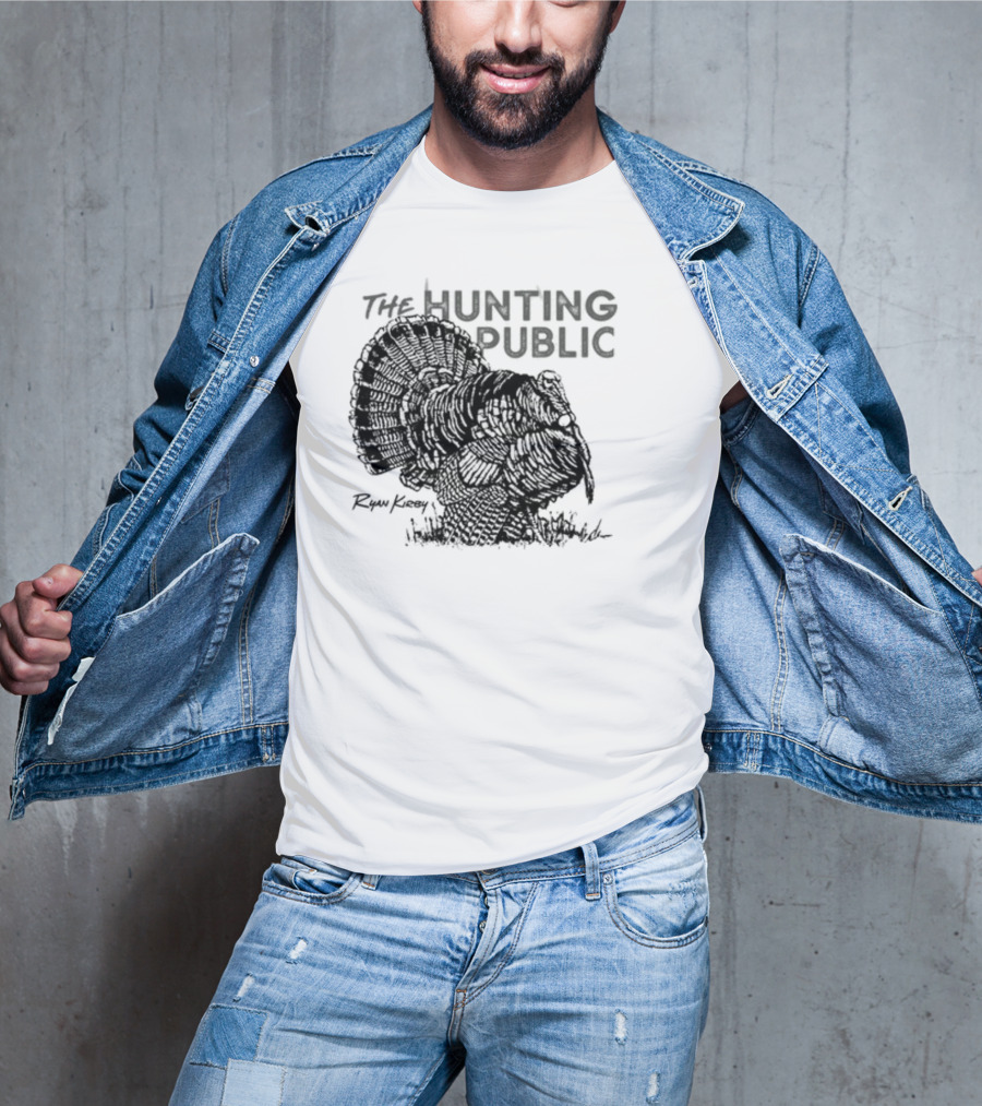Ryan Kirby Turkey Art The Hunting Public Strutter T-Shirt