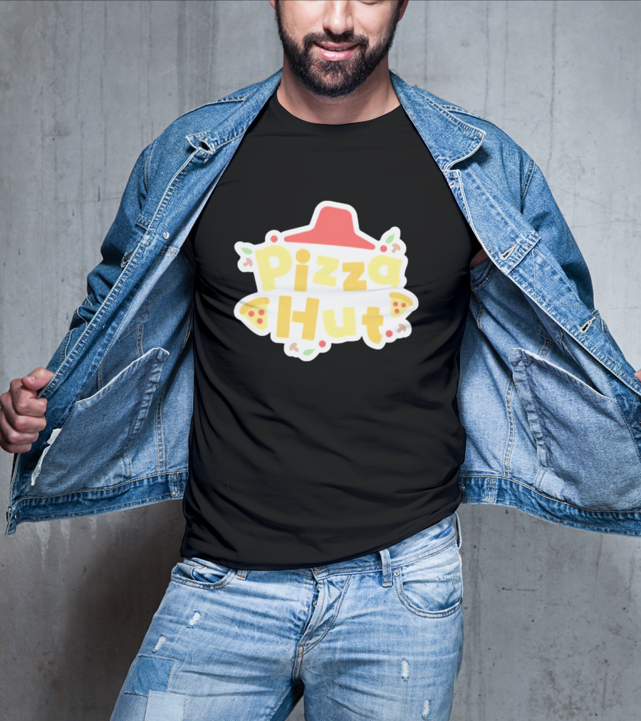 Pizza Hut Vtuber Style Playful T-Shirt