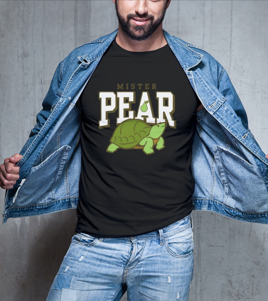 Mister Pear Turtle Varsity T-Shirt