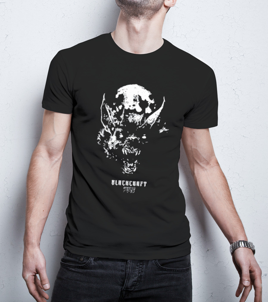 Blackcraftcult Spooky Bat Face T-Shirt